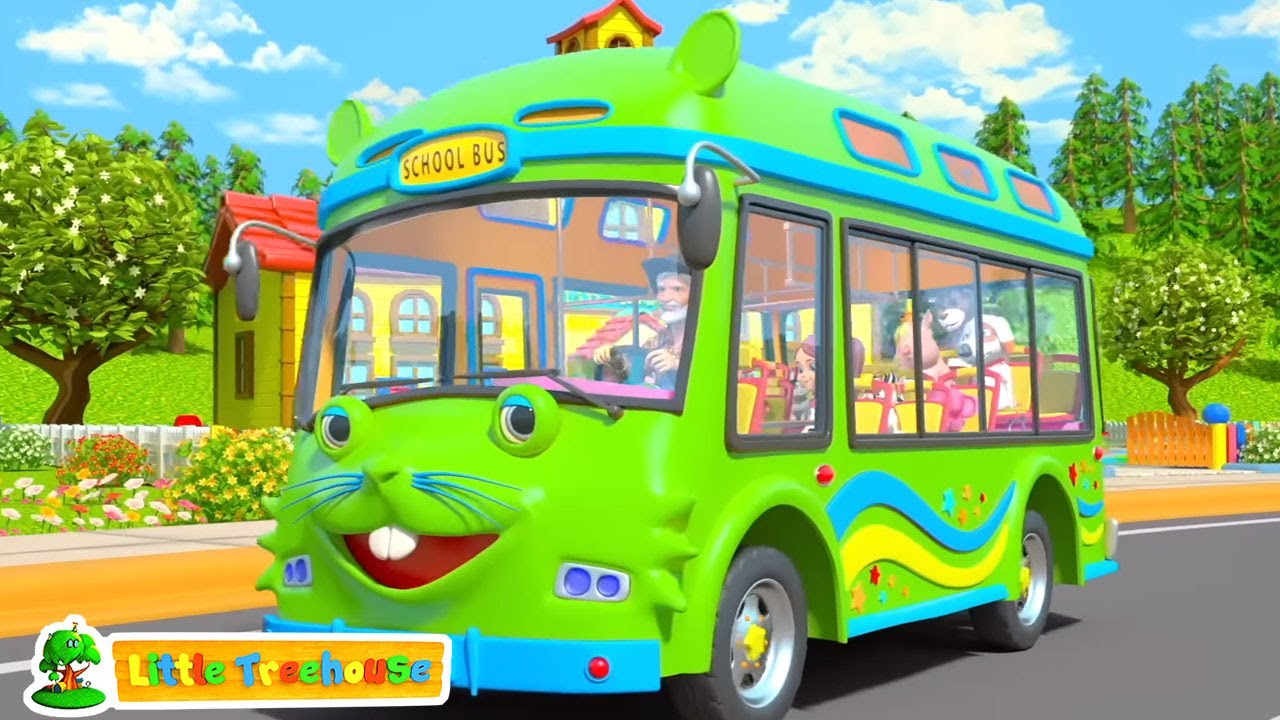 Rodas no ônibus + Rimas em Português por Little Treehouse