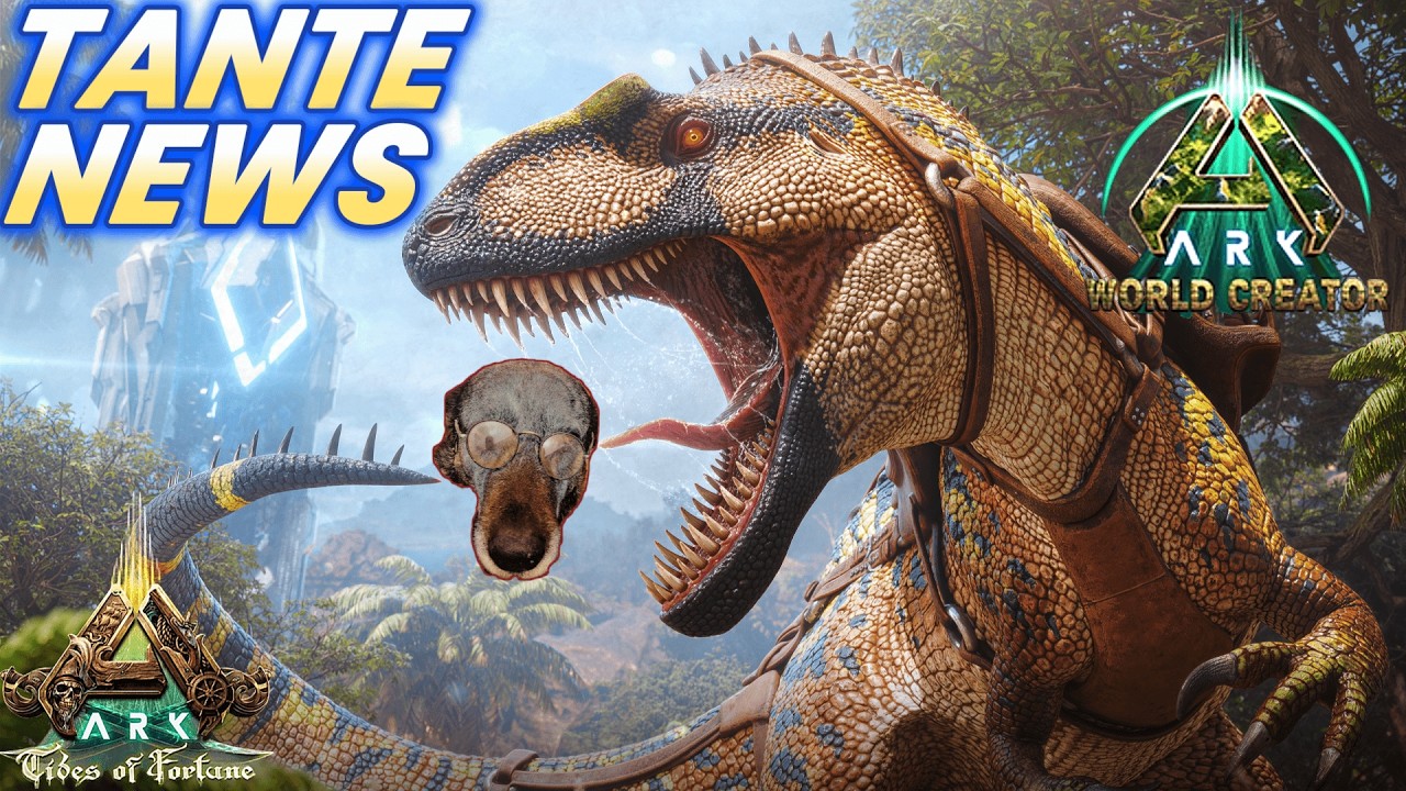 ACROCANTHOSAURUS/TIDES of FORTUNE/ASA WORLD CREATOR + MODS SPOTLIGHT/CC 498/Ark Survival Ascended