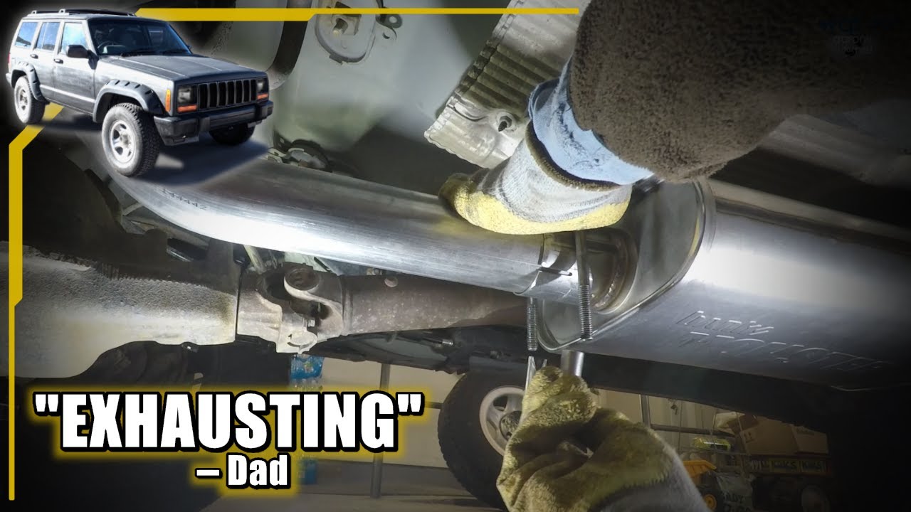 projectXJ: Jeep cat-back exhaust swap, no-weld (Banks Monster for 84-01 XJ Cherokee)