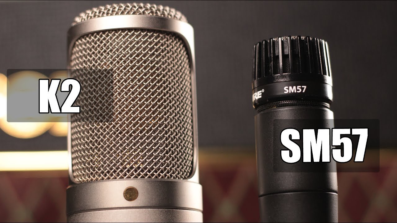 Shure SM57 vs Rode K2 (electric guitar) (pt.1)