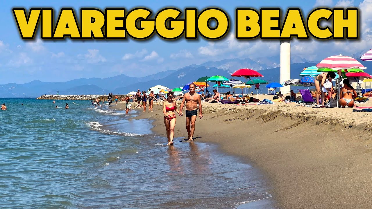Free Beach in Viareggio | Tuscany in Italy | Summer 2022