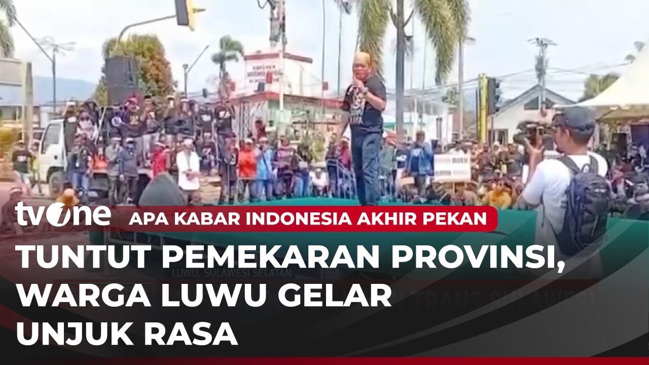 Aksi Warga di Jalan Trans Sulawesi Tuntut Pemekaran Provinsi | AKAP tvOne