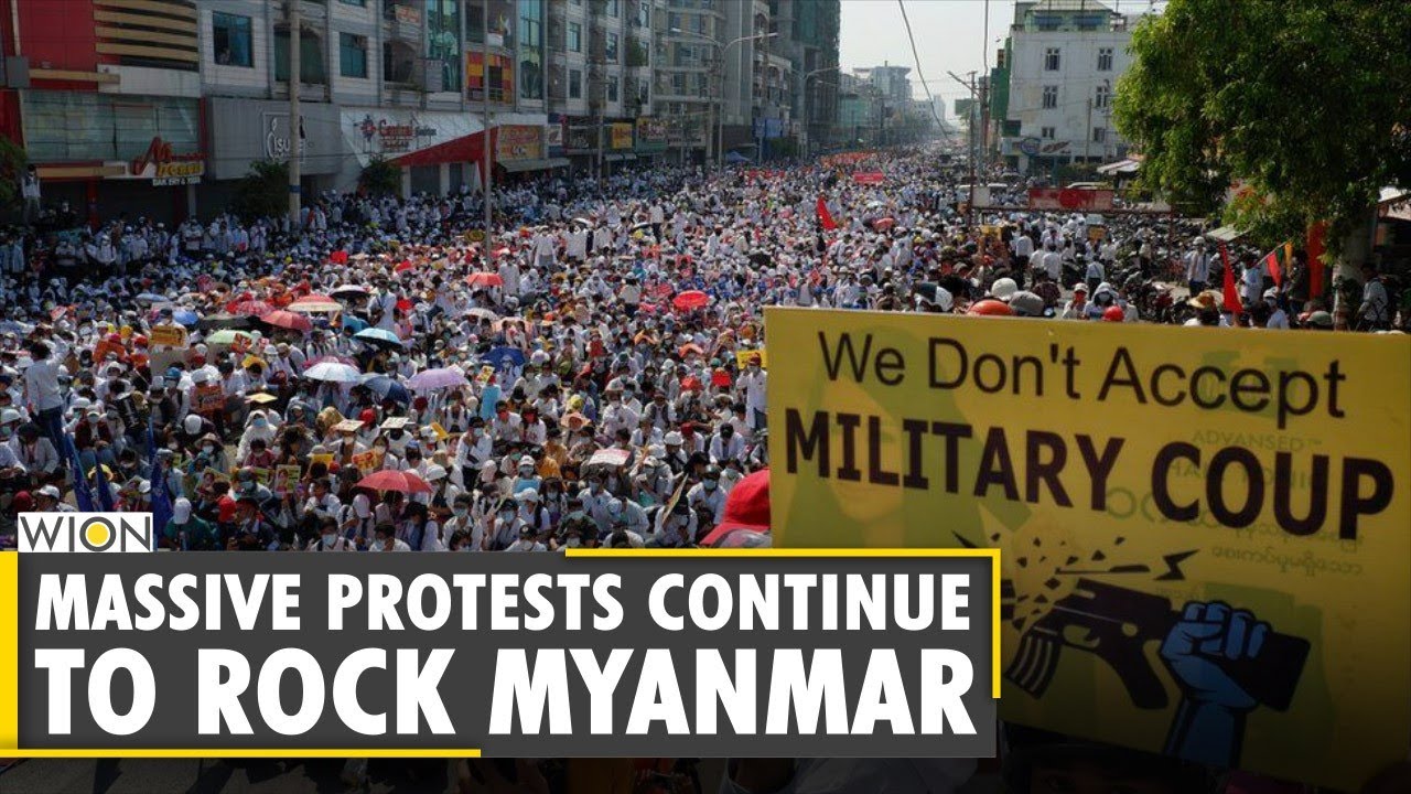 Myanmar coup: 54 casualties, days of unrest and massive protests continue to rock Myanmar