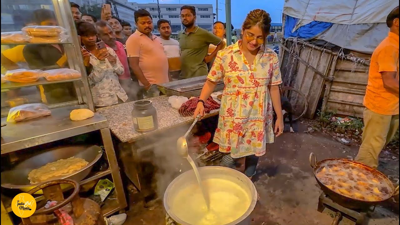 Russian Girl Ki Kulhad Wali Viral Cream Chai In Kolkata l Kolkata Street Food