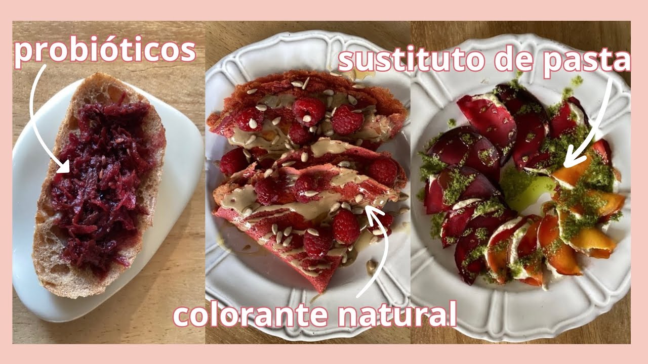 BETABEL como nunca lo has probado - 3 deliciosas y diferentes recetas con Betabel