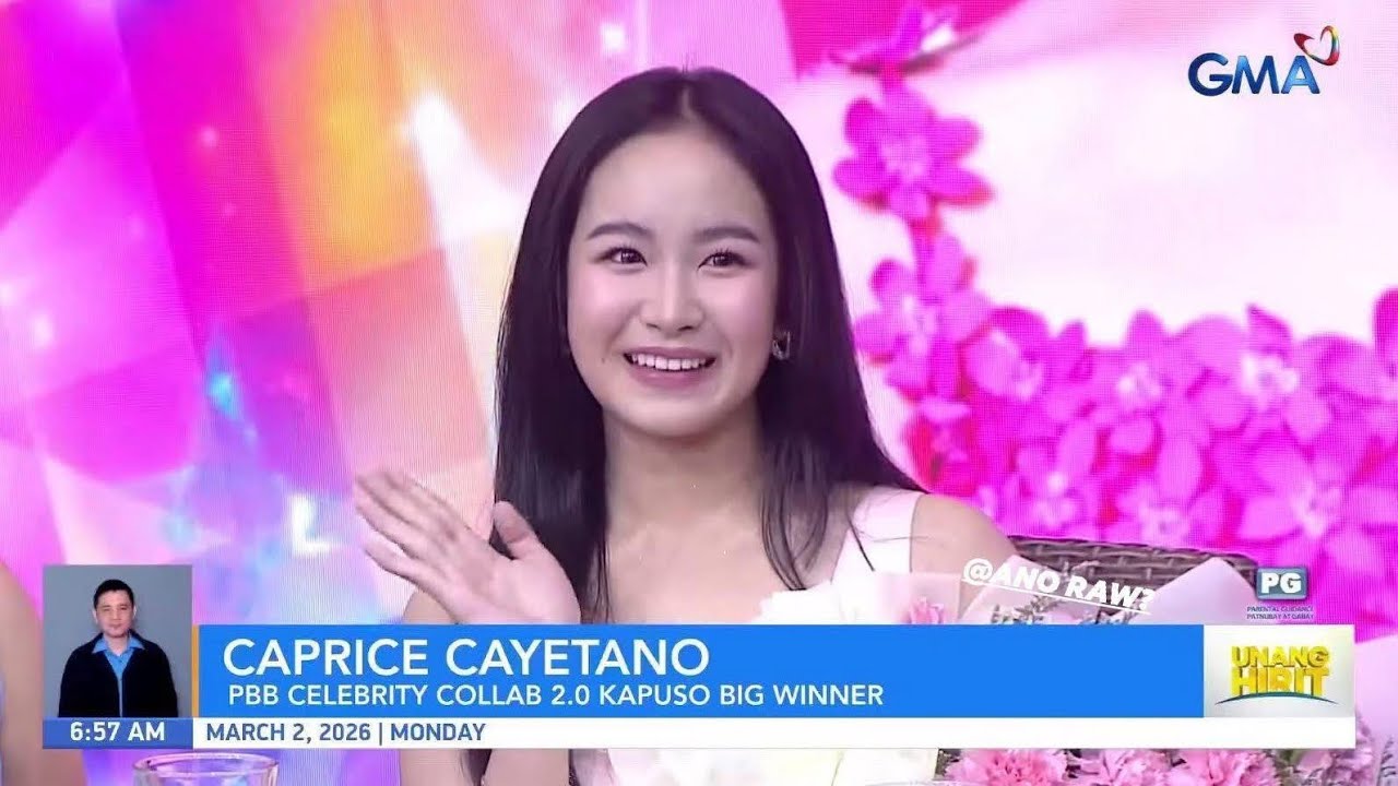 Watch: Kapuso Big Winner Caprice Cayetano LIVE GUESTING sa UNANG HIRIT.