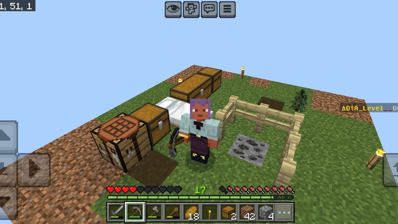 Minecraft survaival one blok ep1