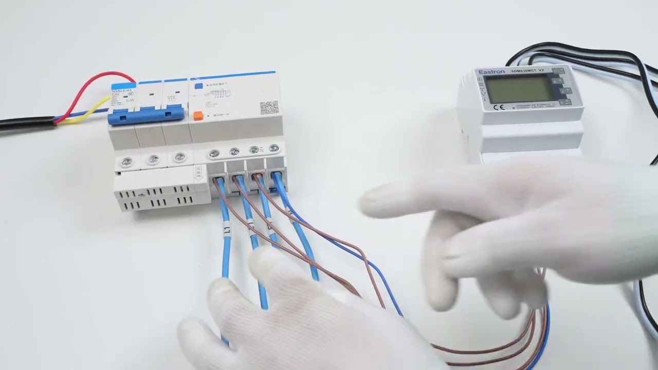 How to Wire connect to EASTRON's SDM630MCT  V2