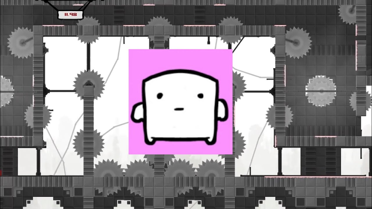Super Meat Boy - Cotton Alley Dark World Deathless (Impossible Boy)