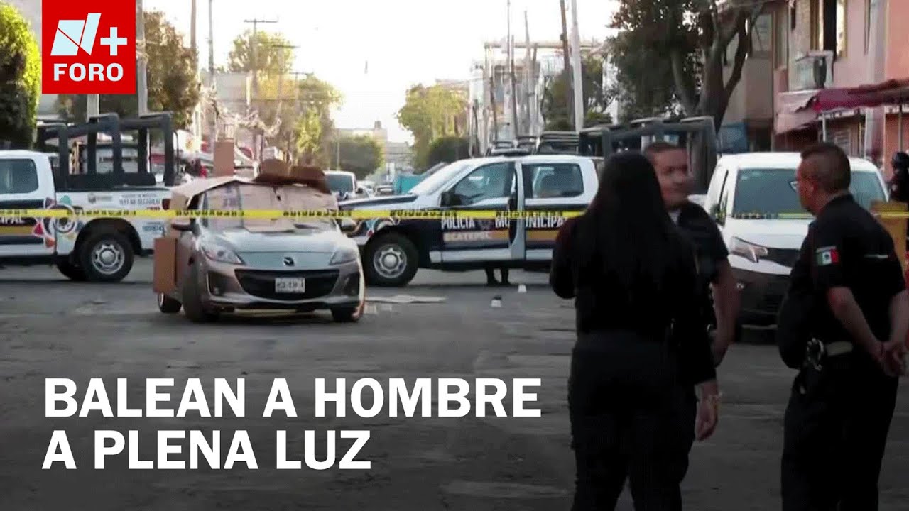 Balean a Hombre en Colonia Jardines de Morelos, Ecatepec; Policías Acordonan la Zona