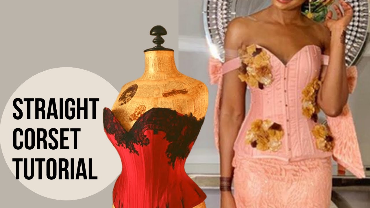 How To Draft A Victorian Corset Pattern [Detailed Explanation] #victoriancorset #corsetpattern