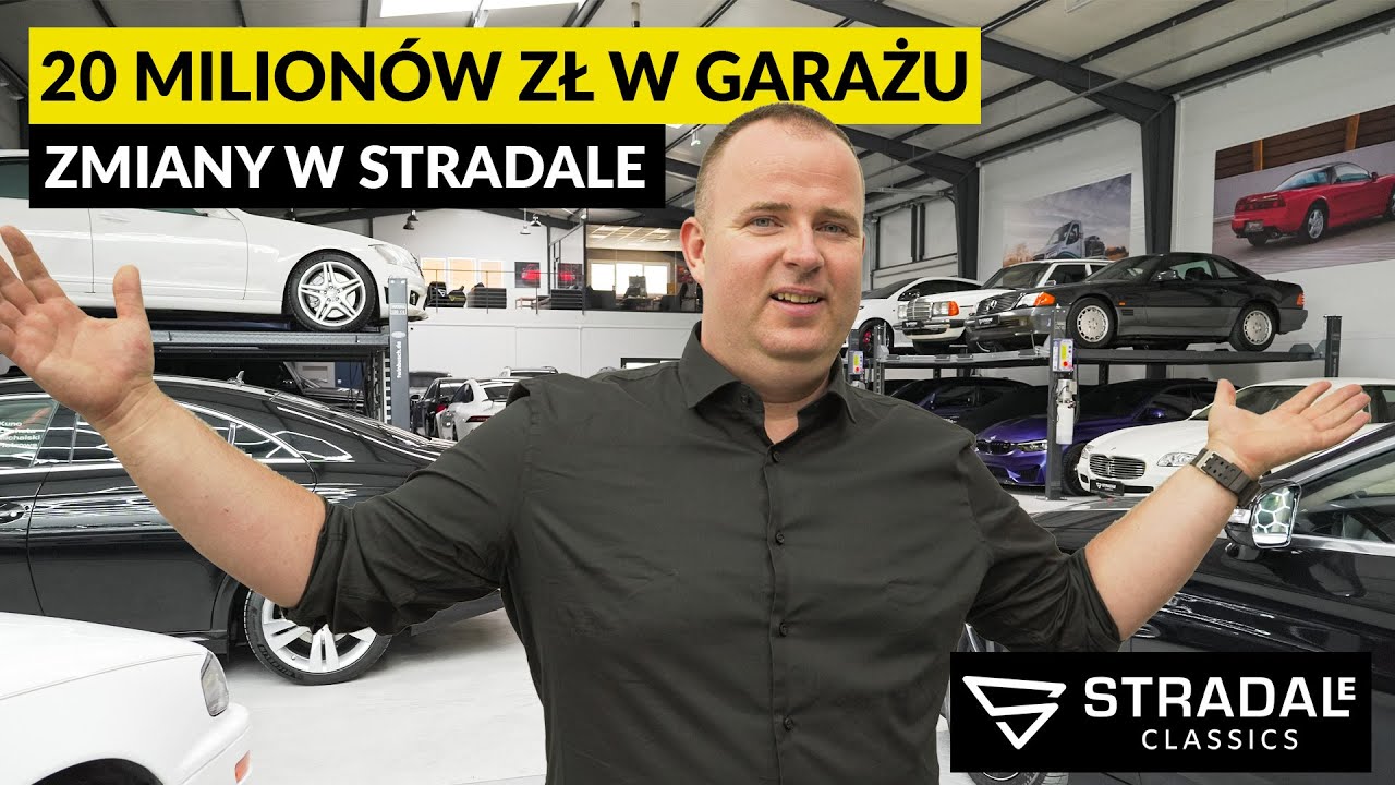 Auta warte 20 milionów złotych w garażu. Robert pokazuje zmiany w siedzibie STRADALE.
