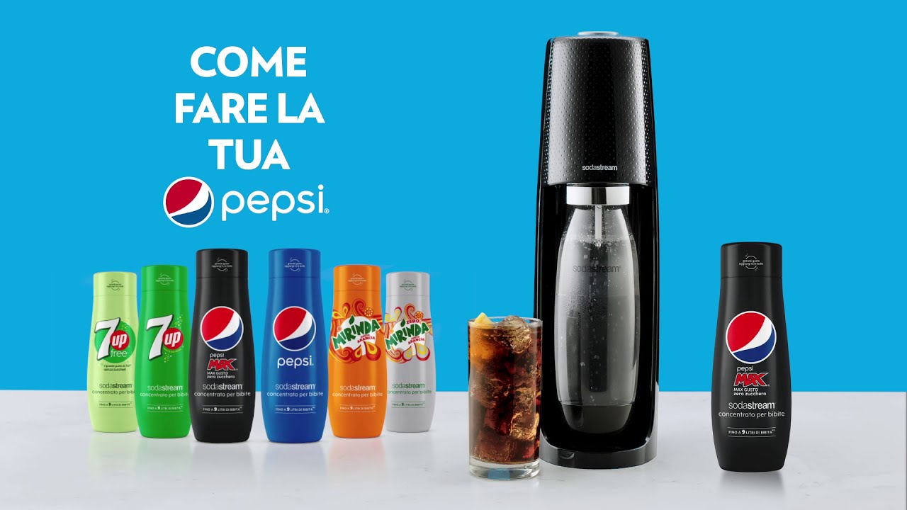 SodaStream x Pepsi - Un nuovo modo per realizzare le vostre bevande preferite