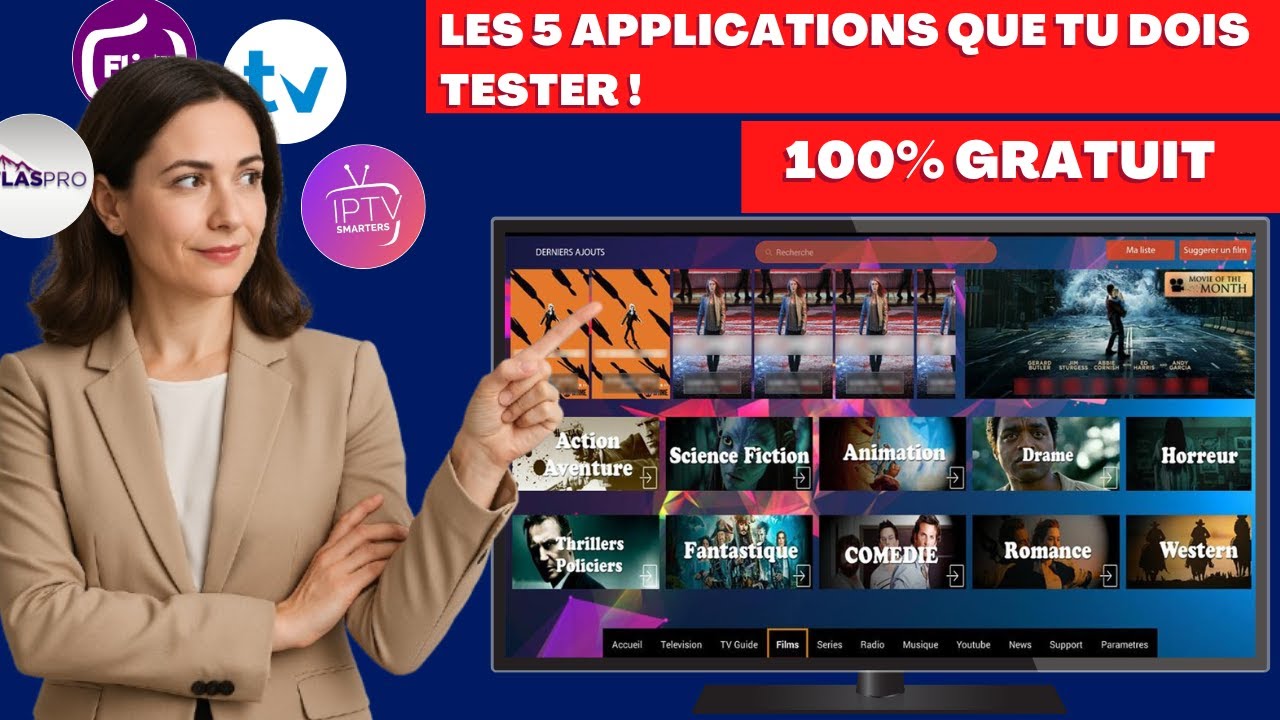 ✅Top 5 Meilleures Applications IPTV en 2026 &ndash; Gratuit & Payant