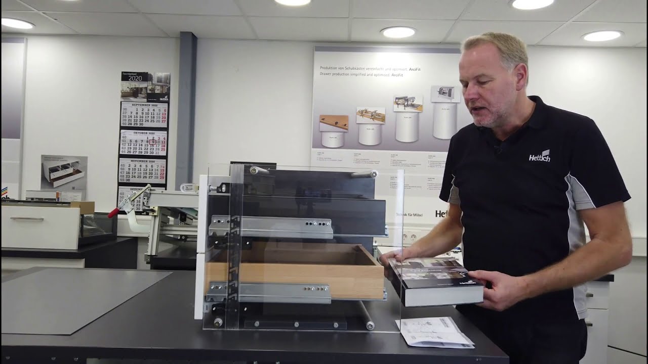 Assembly: Locking system for drawers | Hettich