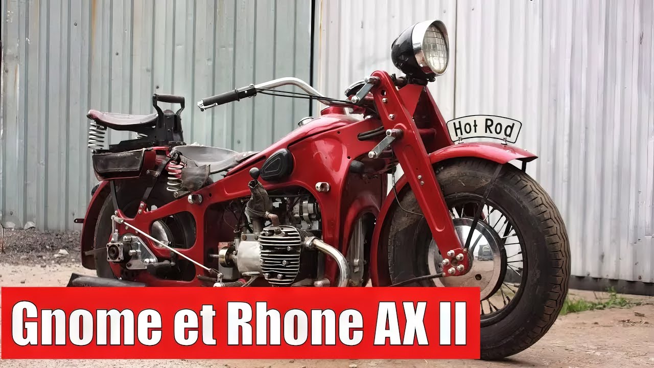 Ретро мотоцикл Gnome et Rhone AX II. Под реставрацию.