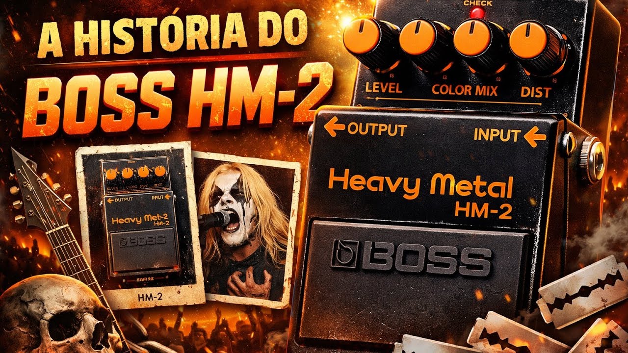 História do Boss Hm2 Heavy Metal, como surgiu o timbre do Death Metal