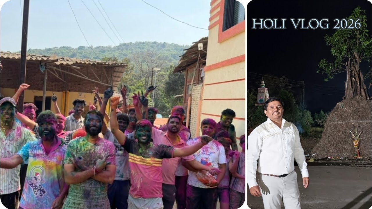 Village Holi 2026: From Ritual Fire to Cricket Field! 🔥🏏