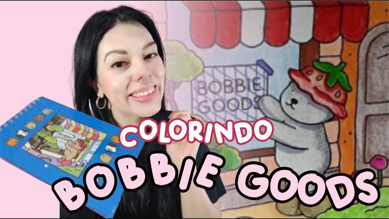 Reviw LIVRO de colorir BOBBIE GOODS AZUL | tudo sobre o livro Bobbie Goods