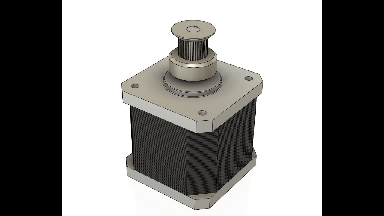 Nema 17 stepper motor designing | Fusion 360 || Power Stroke