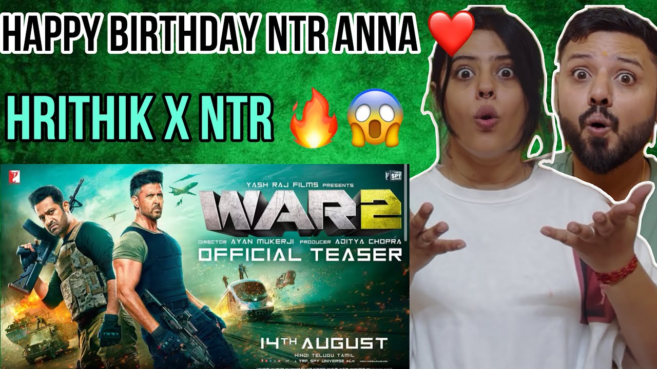 WAR 2 | Official Teaser Reaction | Hrithik Roshan | NTR | Kiara Advani | Ayan M | YRF Spy Universe