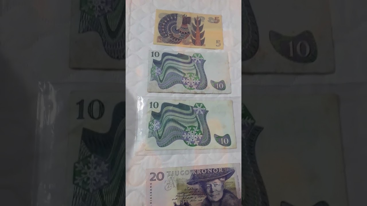 Sweden Banknotes || SWEDEN KRONOR CURRENCY || Swedish kronor || SVERIGES RIKSBANK || SEK