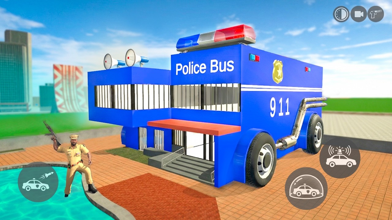 Franklin Change House To Police Station BUS Indian Bike Driving 3D | New Update