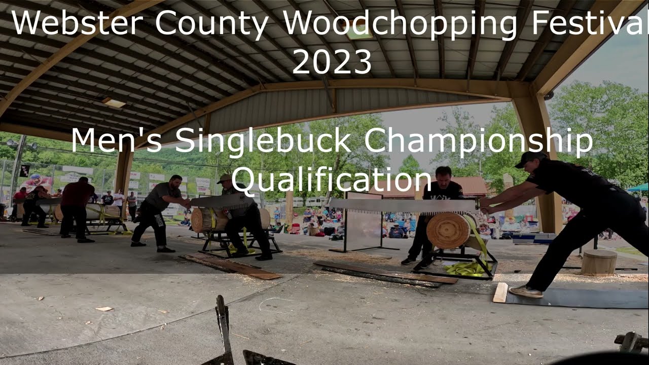 2023 Lumberjack Competition @ Webster Spring - Men's Singlebuck Crosscut saw Championship