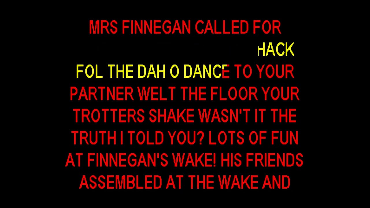 Finnegans Wake   The Irish Rovers