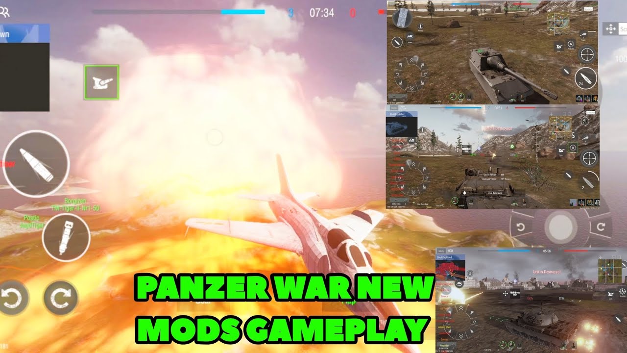 Panzer war new mods in with gameplay review#games 