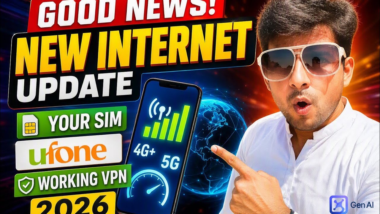 Good news new internet update Ufone free internet unlimited data 2026