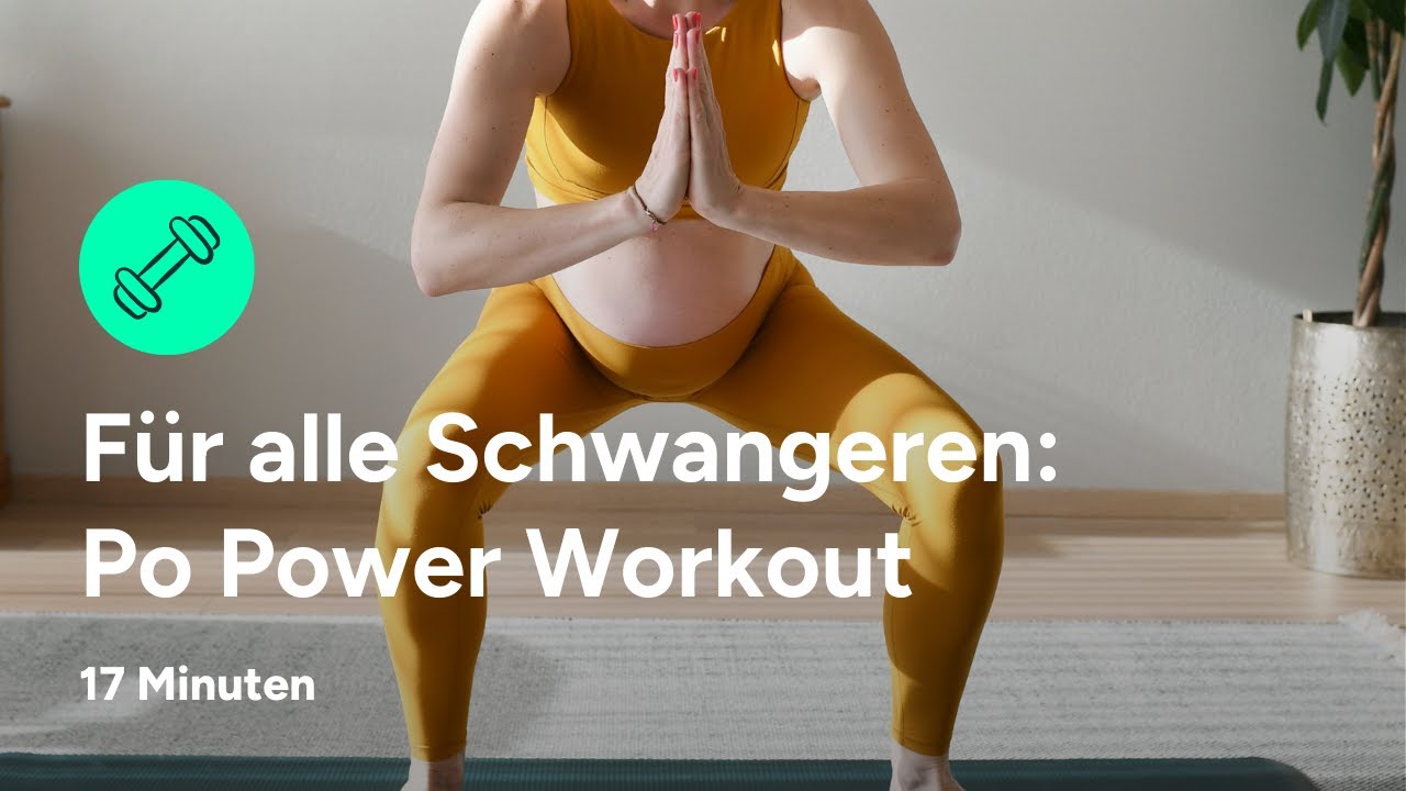 Für alle Schwangeren: Po Power Workout (17 Minuten)