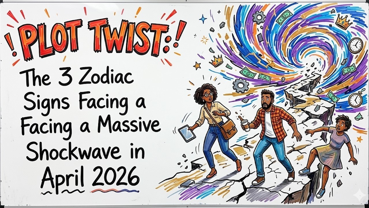 PLOT TWIST: The 3 Zodiac Signs Facing a Massive Shockwave in April 2026