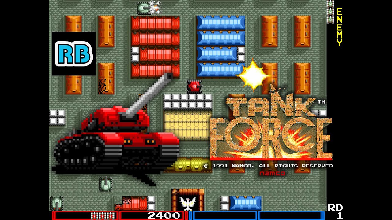 1991 [TAS 60fps] Tank Force (US) 1266700pts ALL