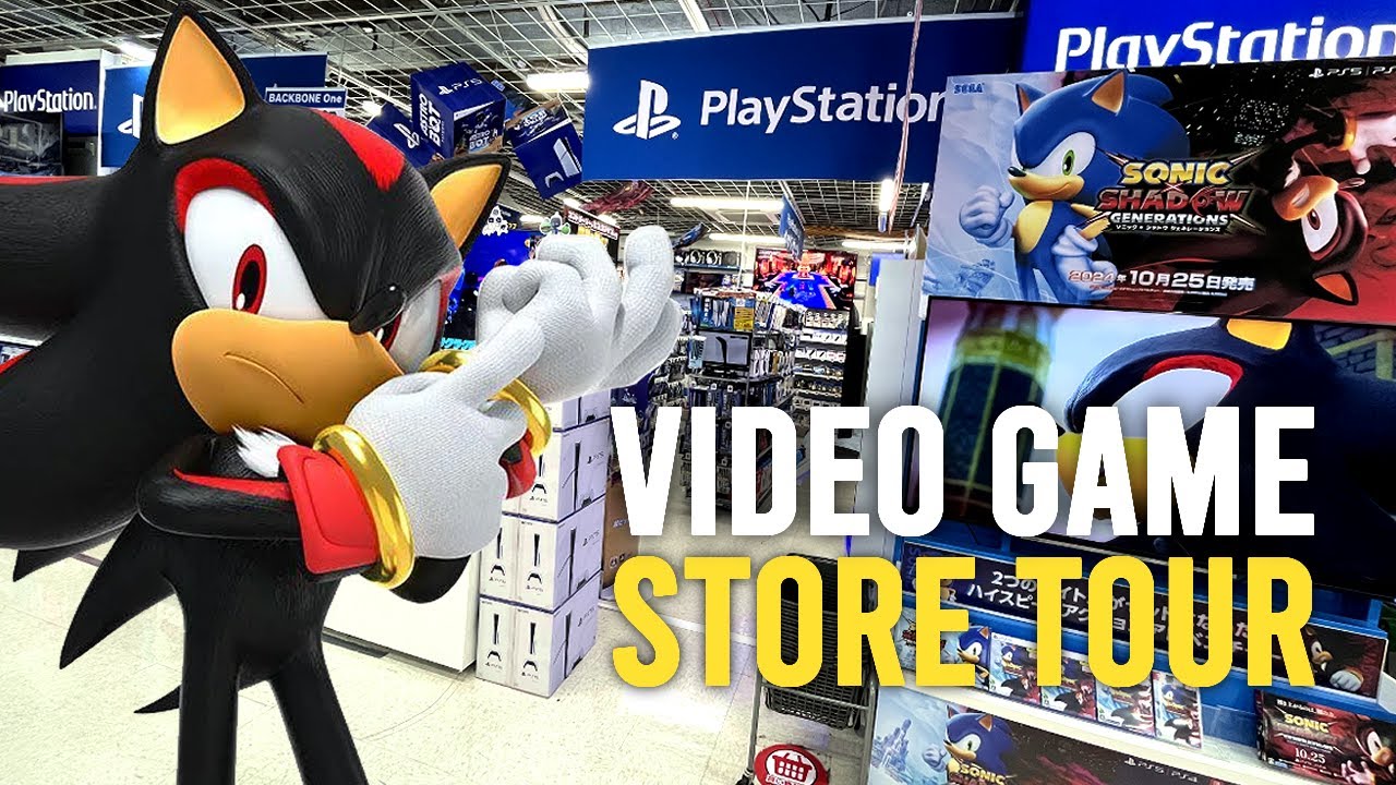 Walk in Japan! Tokyo Bic Camera Video Game Store Tour | Sonic x Shadow Generations