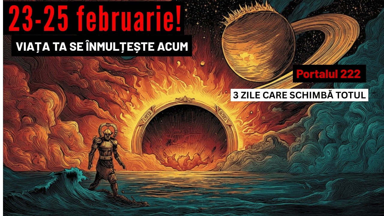 Acest Portal de 3 zile 23-25 februarie 2026 înmulțește calea pe care vă aflați deja