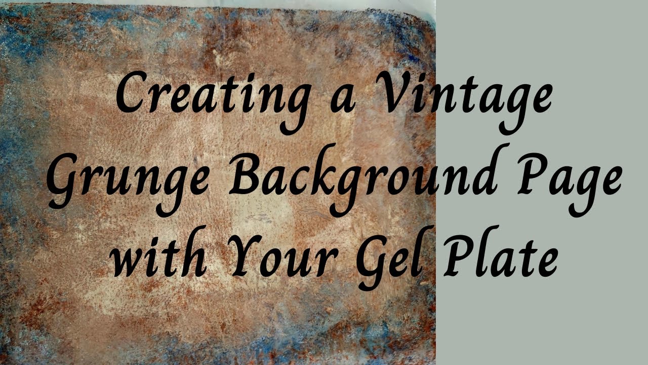 Creating a Vintage Grunge Backgroundr