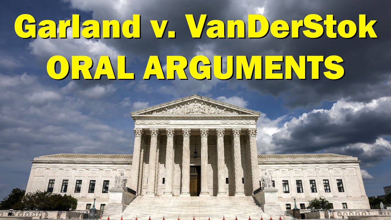Oral Arguments Garland v. VanDerStok LIVESTREAM