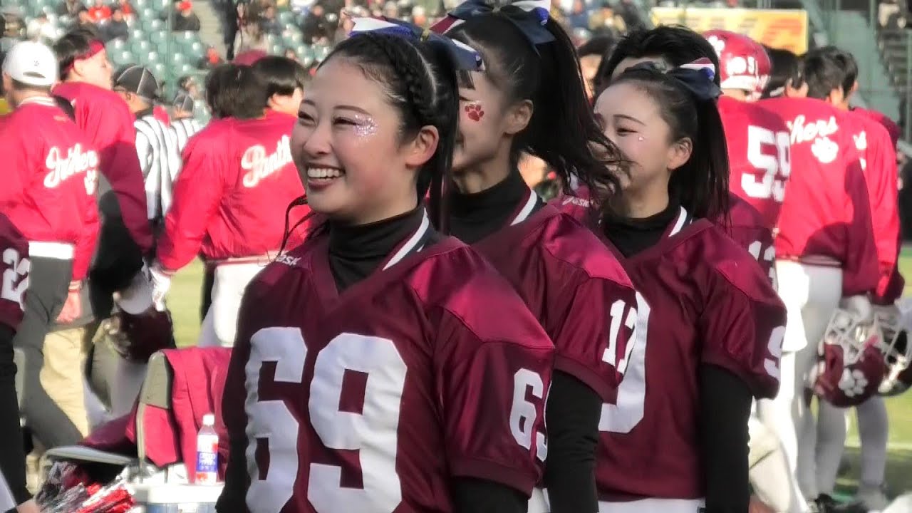 【立命館応援席❺】【立命チア　4回生は最後のSTADIUM応援おつかれさまでした！】チア・吹奏🏈甲子園ボウル🏈2024【立命館大学応援団】対法政大
