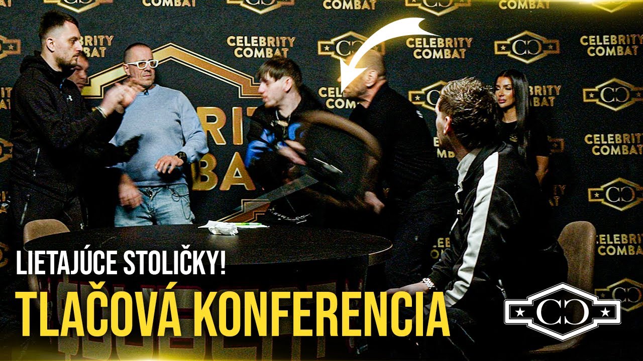 LIETALI STOLIČKY!🔥🪑TLAČOVÁ KONFERENCIA | CELEBRITY COMBAT | 15.2.2025
