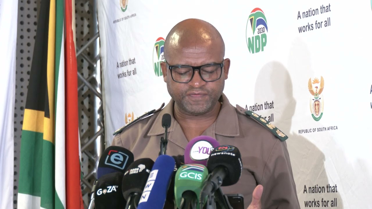 The National Commissioner of Correctional Services, briefs members of the media. #govzaupdates