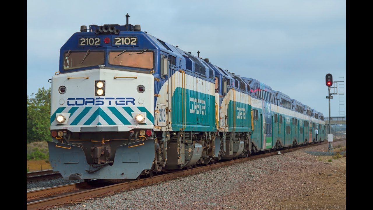4K - Even More Unique Freight and Passenger Trains Around San Diego in Summer 2017