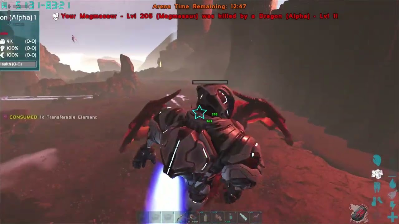 ARK | Fjordur | Worst way to die to Alpha Dragon