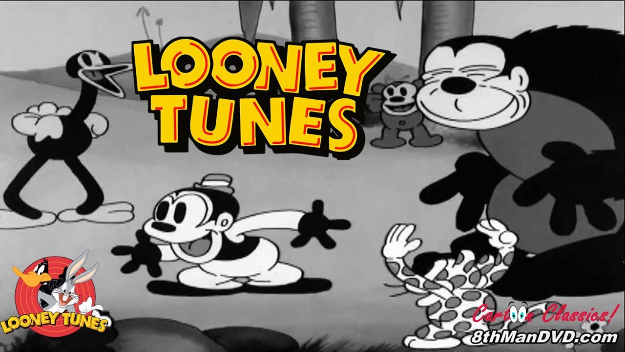 LOONEY TUNES (Looney Toons): BOSKO - Congo Jazz (1930) (Remastered) (HD 1080p) | Johnny Murray