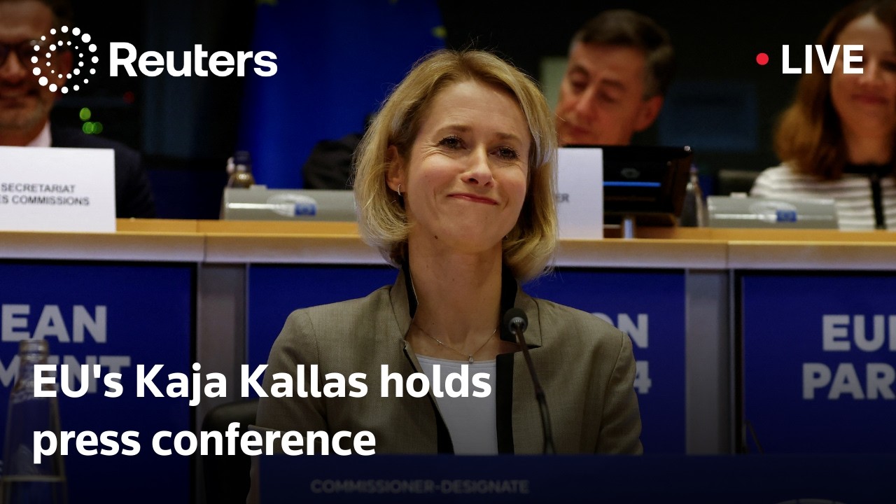 LIVE: EU's Kaja Kallas holds press conference after foreign ministers meeting