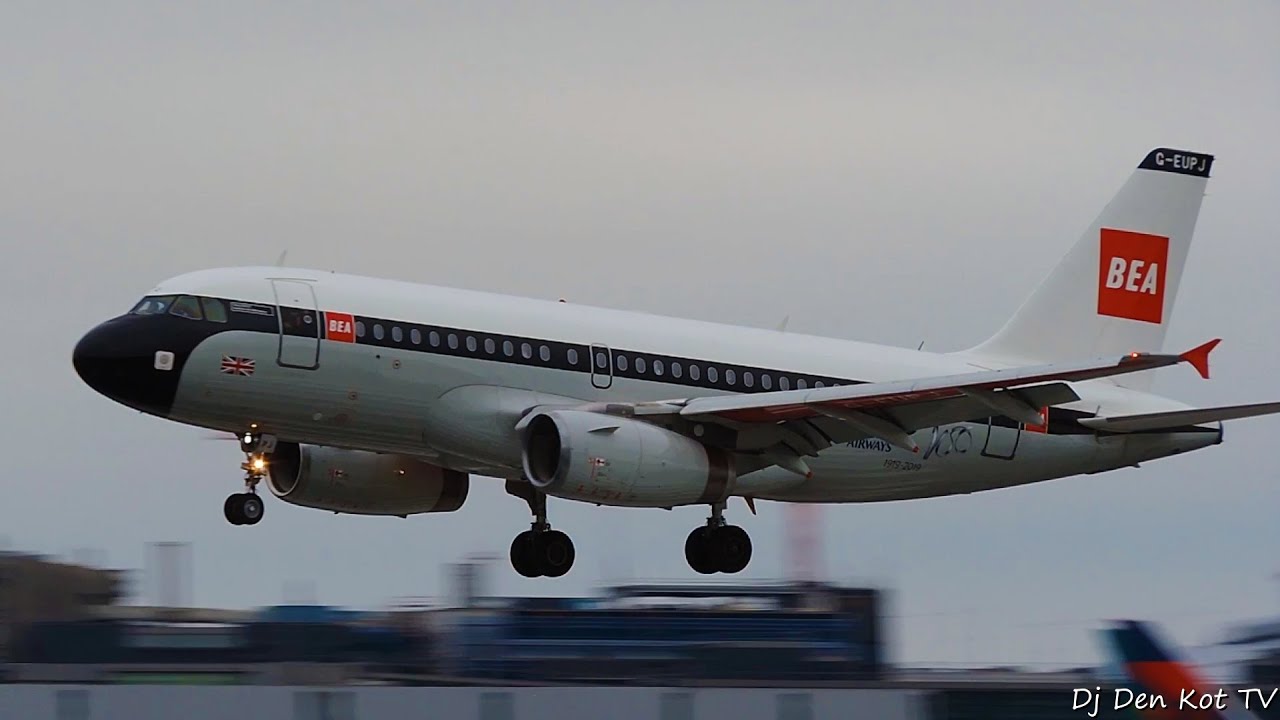 British Airways BEA Retro Livery A319 (G-EUPJ) at Dublin Airport