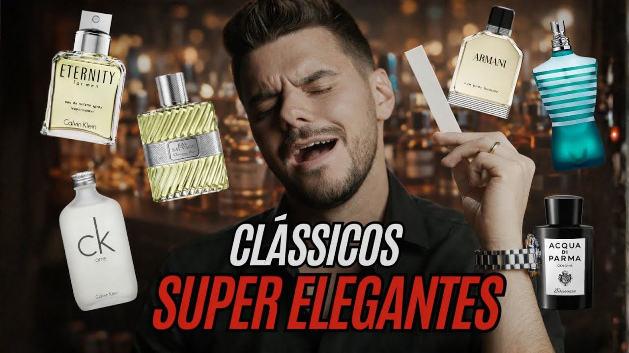 Perfumes CLÁSSICOS e ELEGANTES para homens acima de 50 anos!