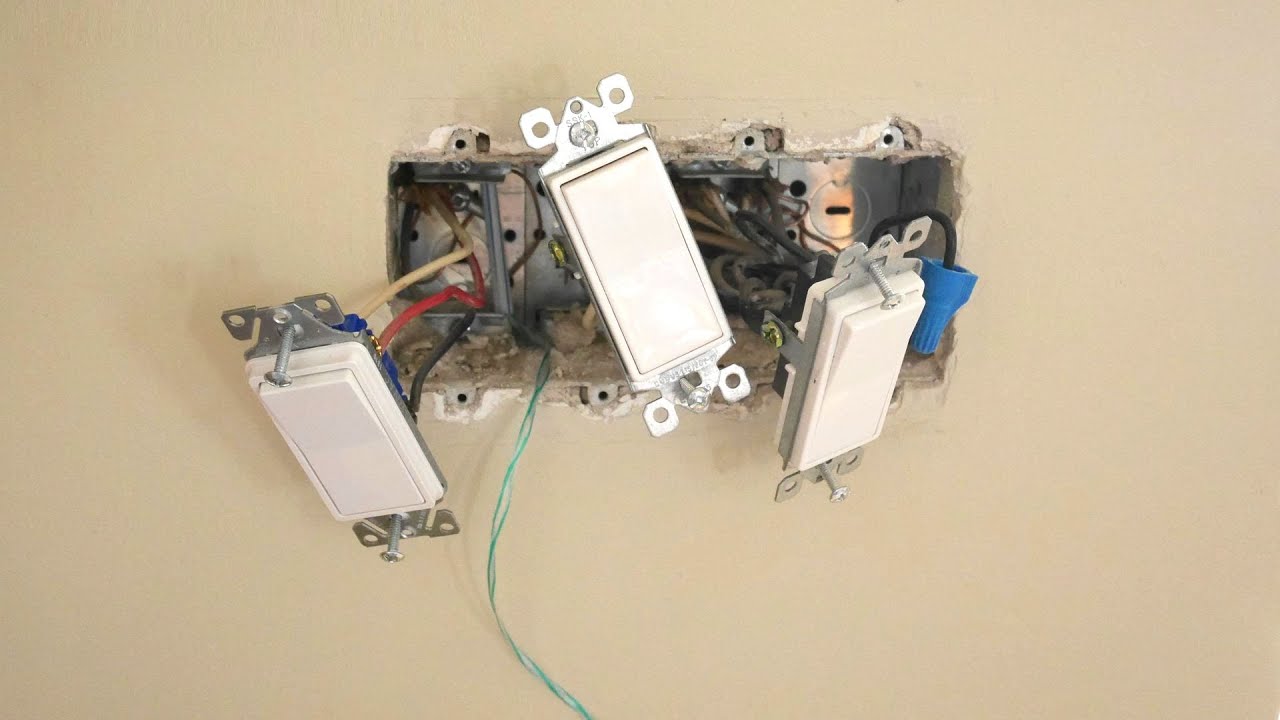 Fishing a wire through the wall using magnets
