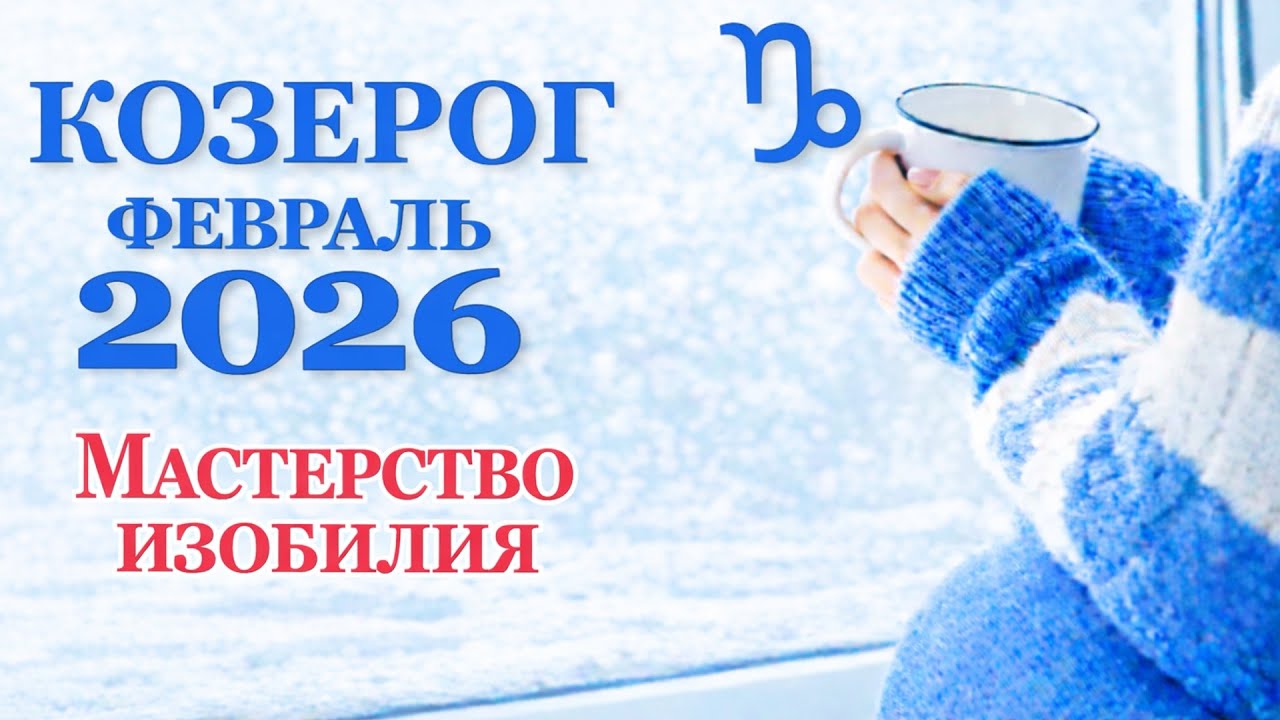 КОЗЕРОГ ♑ ТАРО ПРОГНОЗ ФЕВРАЛЬ 2026 | CAPRICORN TAROT FEBRUARY 2026. Время твоего мастерства! 🏗️🌟