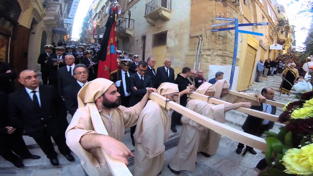 Ġimgħa l-Kbira Valletta 2016 - Ħruġ tal-Orazzjoni fl-Ort